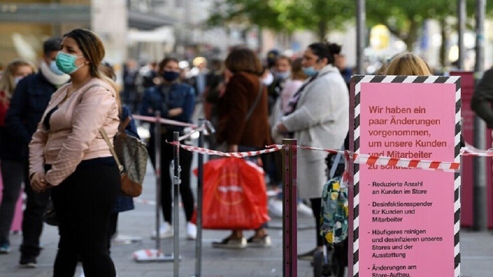 ارتفاع حالات الإصابة بكورونا في ألمانيا 913 إلى 173152