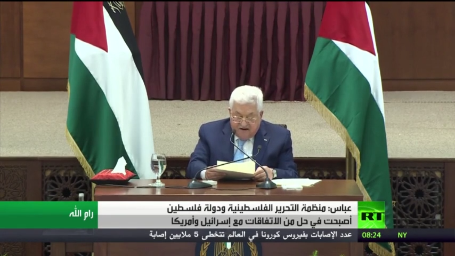 عباس: نحن في حل من كل الاتفاقات مع إسرائيل