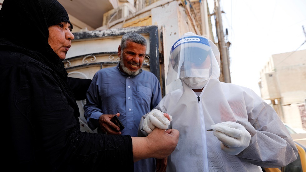 العراق يسجل 163 إصابة وثلاث وفيات بفيروس كورونا