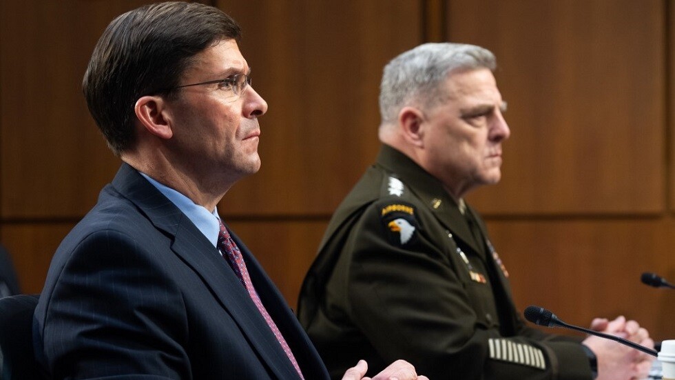 نواب أمريكيون ينتقدون وزير الدفاع ورئيس الأركان لرفضهما المساءلة
