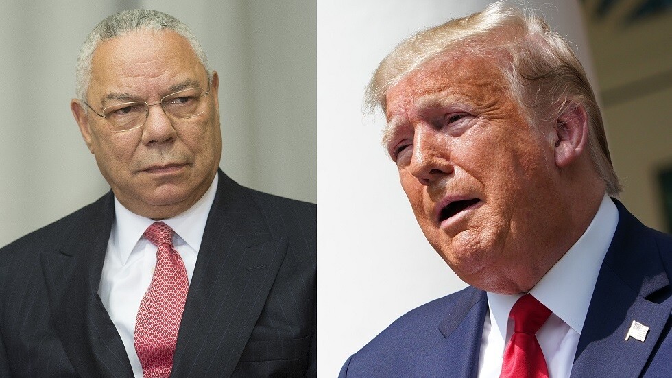 ترامب يذكّر كولن باول بحرب العراق