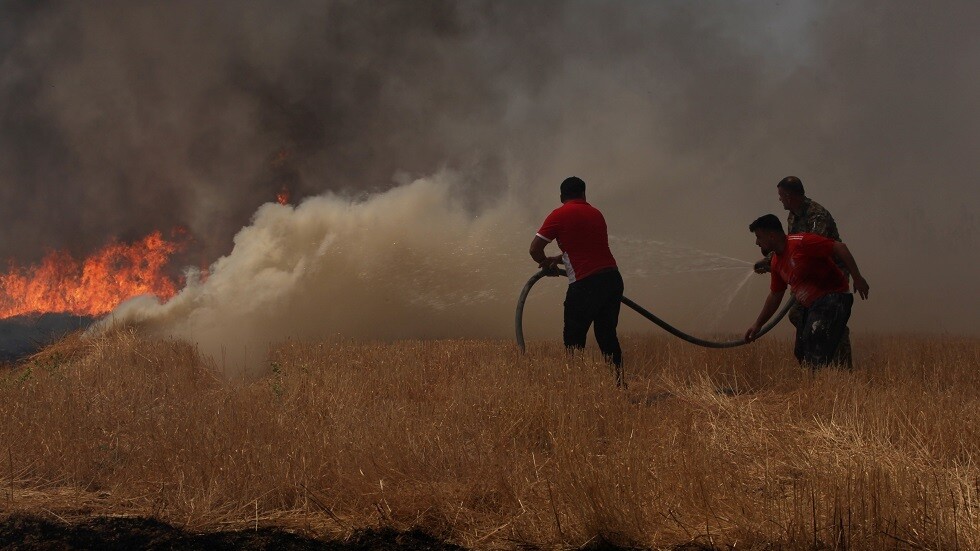 اختناق نازحين نتيجة حريق قرب مخيم بشمالي العراق