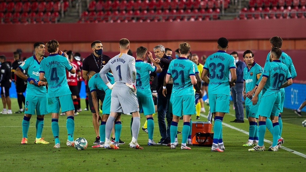 إصابة نجم برشلونة تعكر رباعية مايوركا