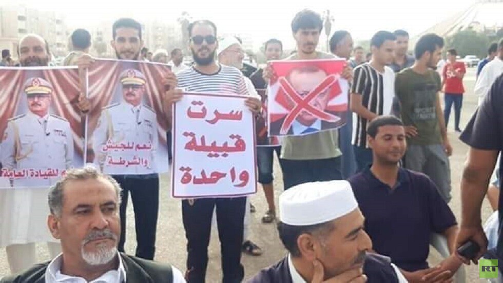 ليبيا.. مظاهرات في سرت مؤيدة لحفتر (صور)