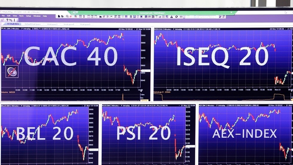 أسهم أوروبا تغلق على تراجع بفعل زيادة الإصابات بالفيروس في الولايات المتحدة