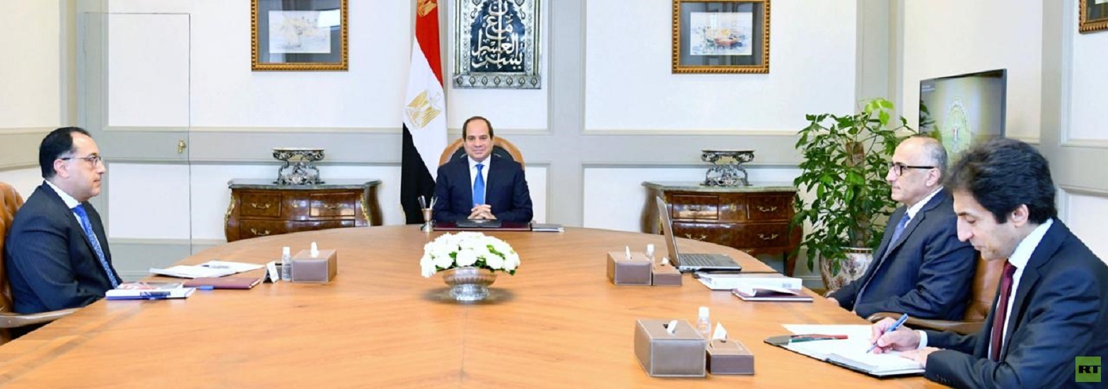 الرئيس المصري يطالب الحكومة بتحسين المؤشرات الاقتصادية في ظل أزمة كورونا