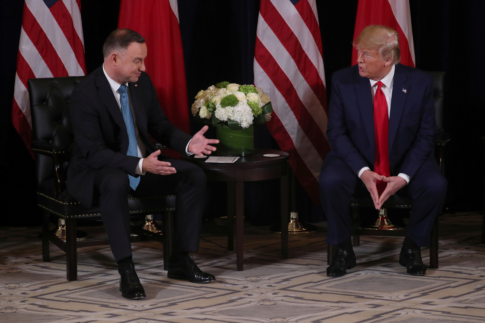 الأمن والطاقة يتصدران المحادثات بين الرئيسين البولندي والأمريكي في واشنطن