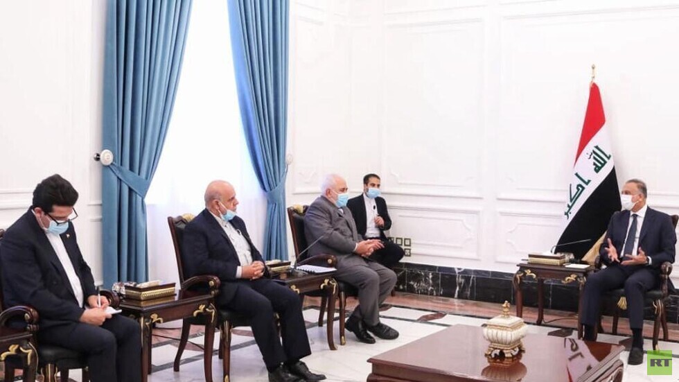 الكاظمي لظريف: نسعى إلى تأكيد دورنا المتوازن في المنطقة