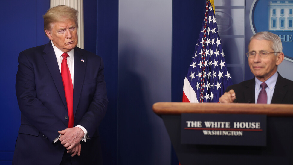 ترامب: فاوتشي شخص ينشر الذعر