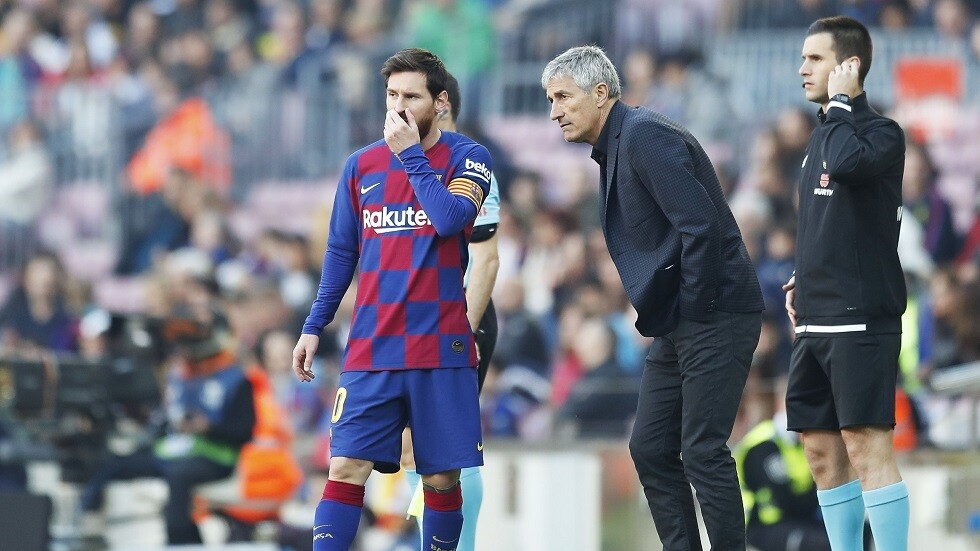 تفاصيل الاجتماع الثنائي بين ميسي والمدرب سيتين