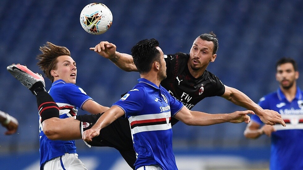 ميلان يقسو على سامبدوريا برباعية في عقر داره ويحجز بطاقة الدوري الأوروبي (فيديو)