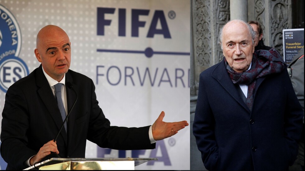 بلاتر يدعو لإيقاف إنفانتينو رئيس "الفيفا"