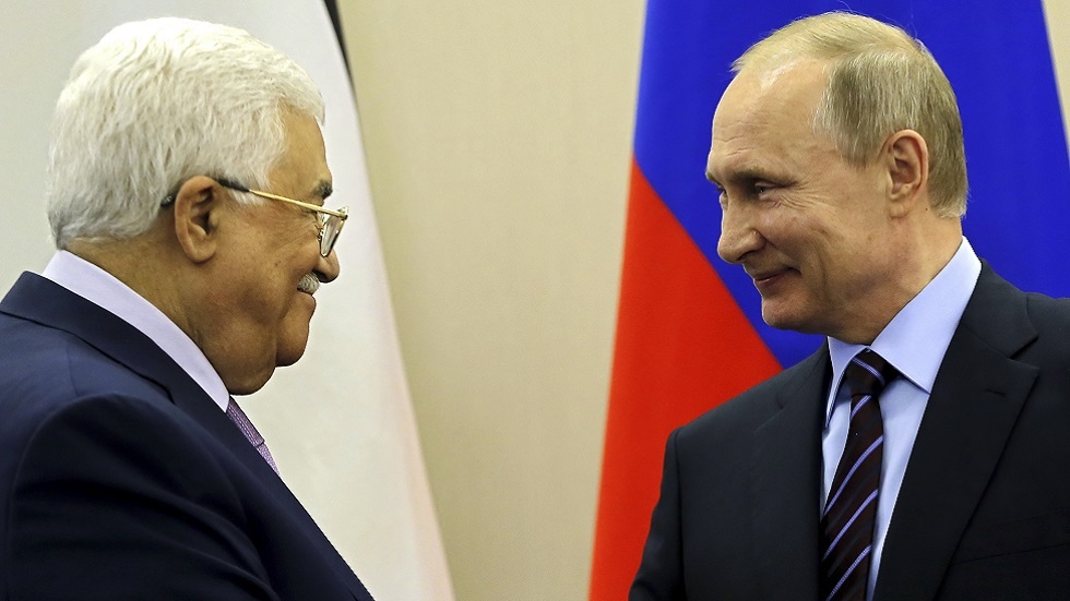 بوتين يبحث مع عباس ملفات التسوية الشرق أوسطية
