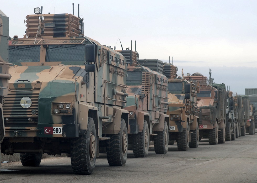 أنباء بدخول 3 أرتال تركية تضم نحو 70 آلية محملة بتعزيزات عسكرية إلى شمال إدلب