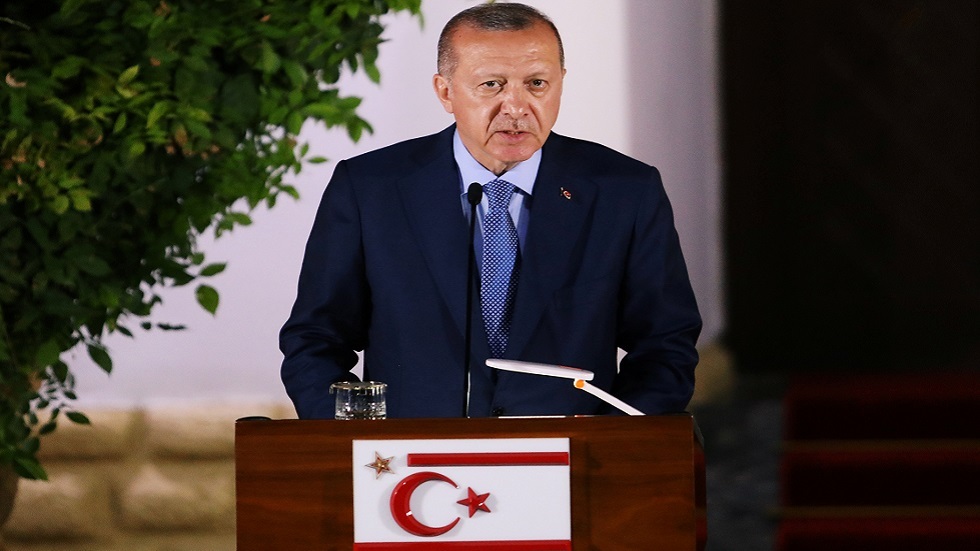 أردوغان: لا حل في قبرص إلا بقبول حق المساواة للقبارصة الأتراك