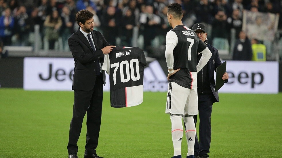 رئيس يوفنتوس يكشف مصير رونالدو وساري بعد الإقصاء من دوري الأبطال