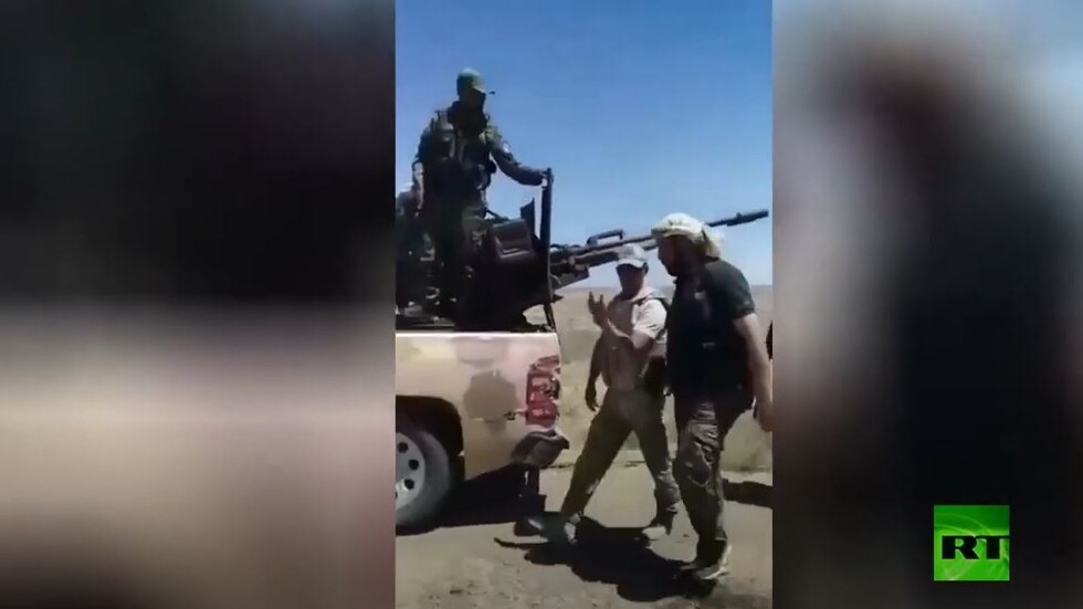 لحظة التفجير في دير الزور الذي أدى إلى مقتل الضابط الروسي