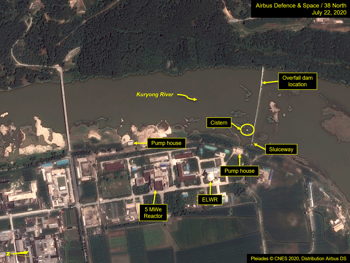 بالصور.. أقمار اصطناعية تكشف تضرر الموقع النووي الرئيس في كوريا الشمالية