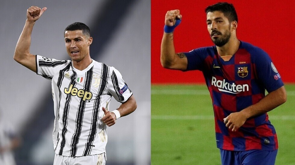 سواريز ينتظر موافقة برشلونة للالتحاق برونالدو