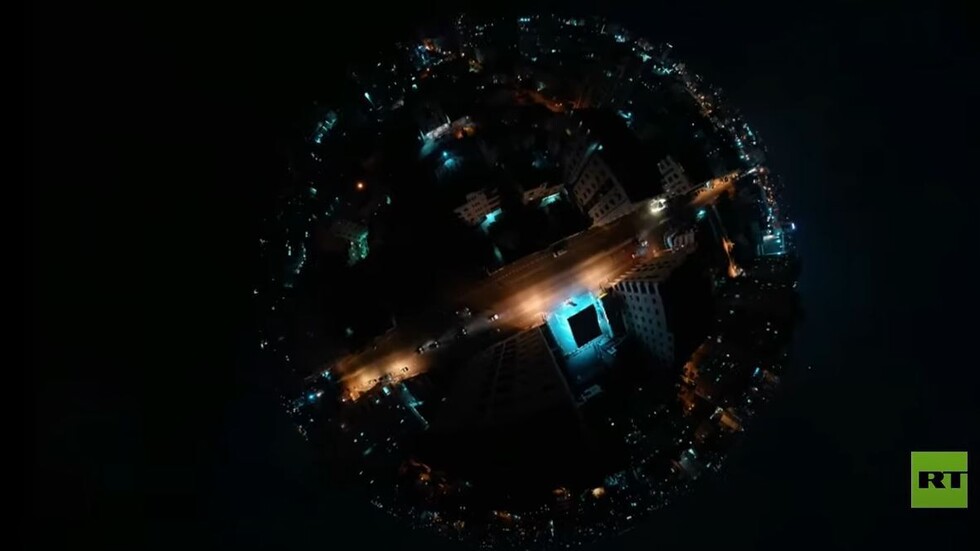 مشاهد جوية بجودة عالية توثق حظر التجوال في قطاع غزة