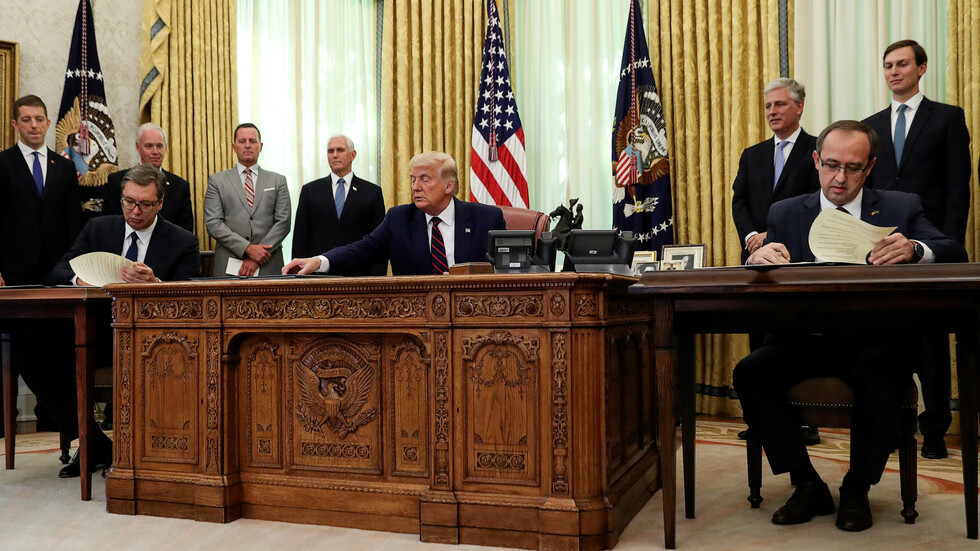 صربيا توقع اتفاقية مع الولايات المتحدة حول كوسوفو