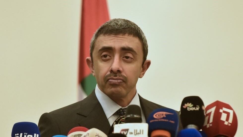 وصول عبد الله بن زايد إلى واشنطن لتوقيع معاهدة السلام مع إسرائيل