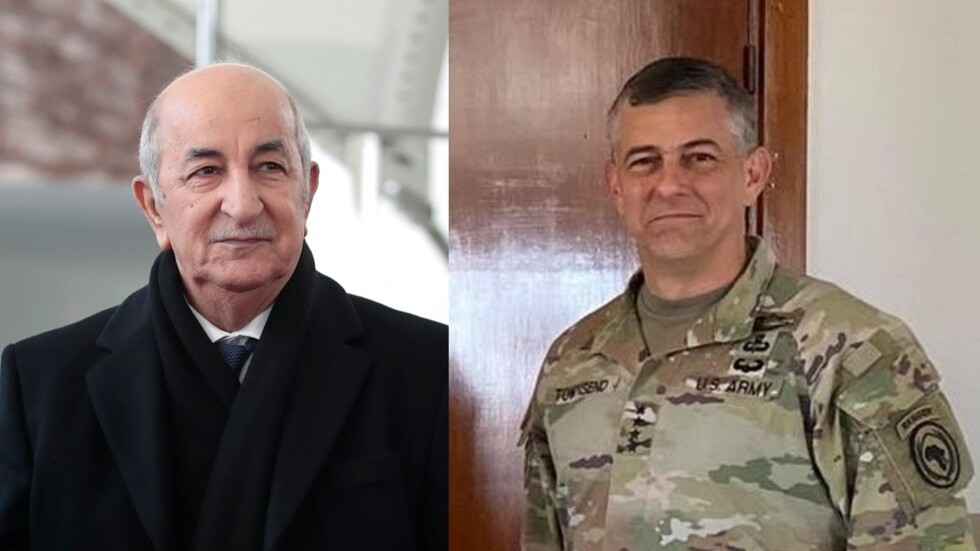 تبون وقائد "أفريكوم" يبحثان الأوضاع في ليبيا ومالي