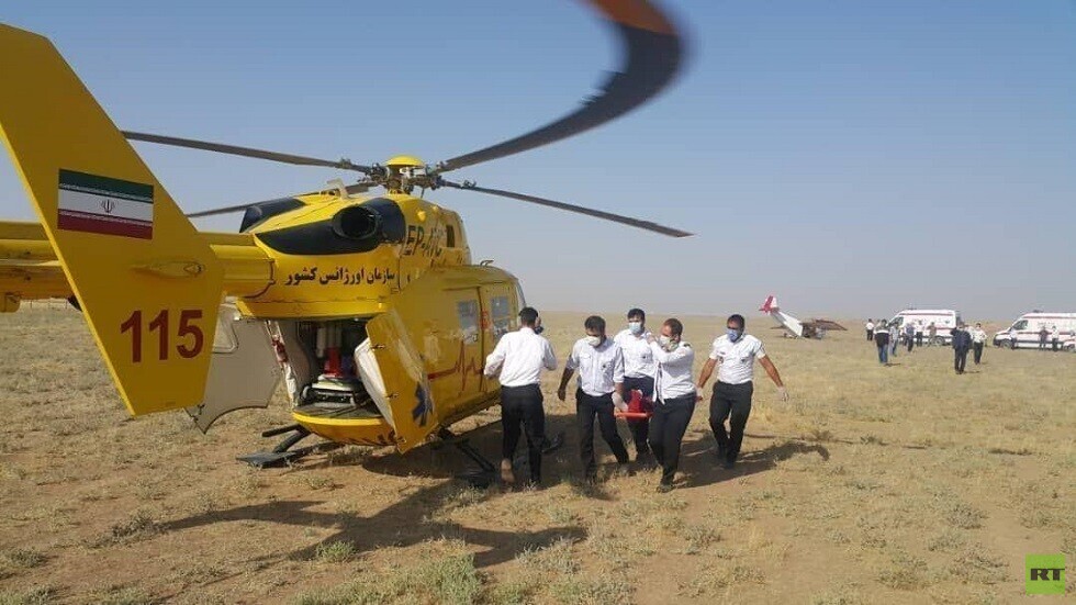 سقوط طائرة تدريب شمال غرب طهران