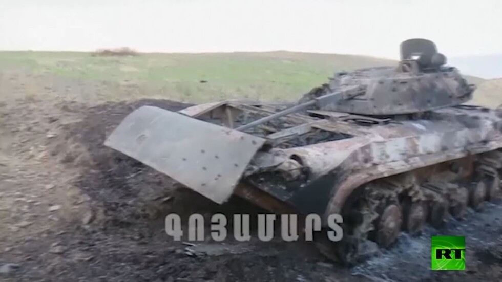 أرمينيا تنشر فيديو للمعدات العسكرية الأذربيجانية المدمرة