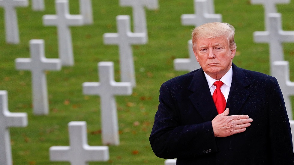 ترامب ينفي وصفه جنودا أمريكيين قتلوا في الحرب العالمية الأولى بـ