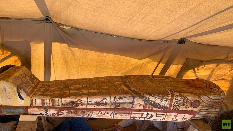 مصر.. اكتشاف عشرات التوابيت الجديدة في منطقة سقارة الأثرية