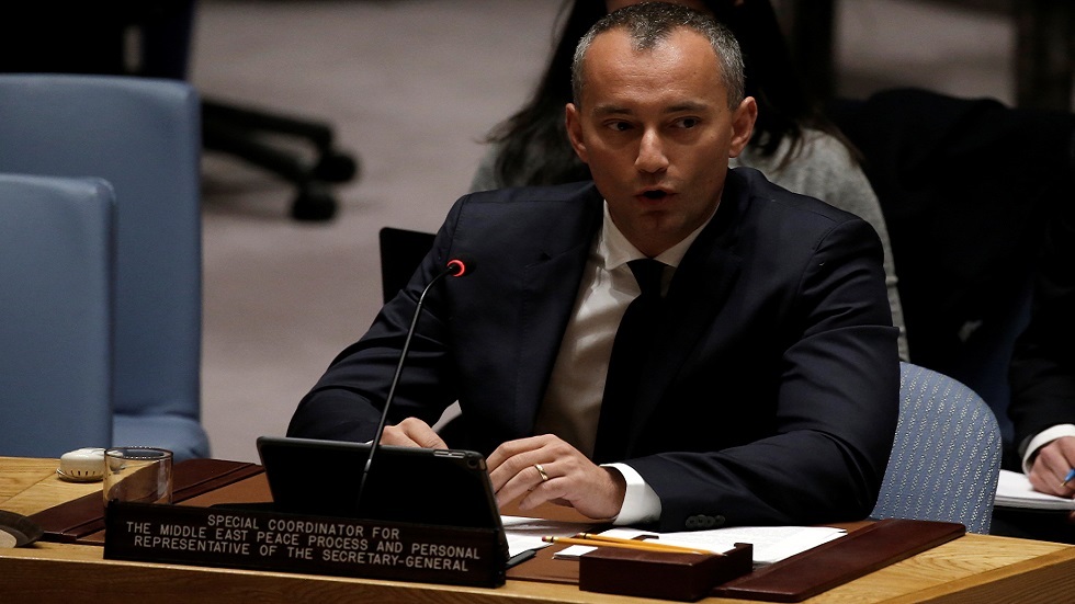 نيكولاي ملادينوف، منسق الأمم المتحدة الخاص لعملية السلام في الشرق الأوسط