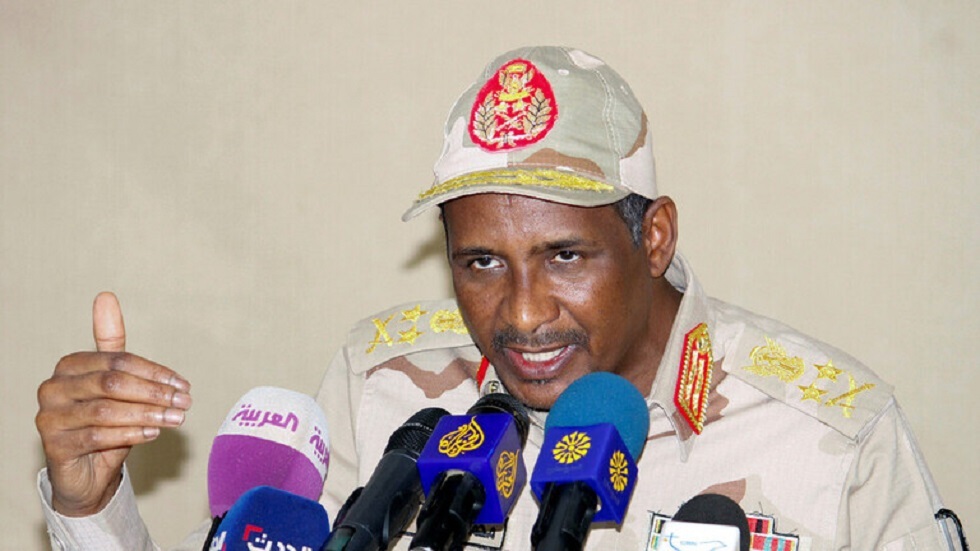 حميدتي: السلطة الانتقالية في السودان فشلت وعلى السودانيين ألا يسكتوا