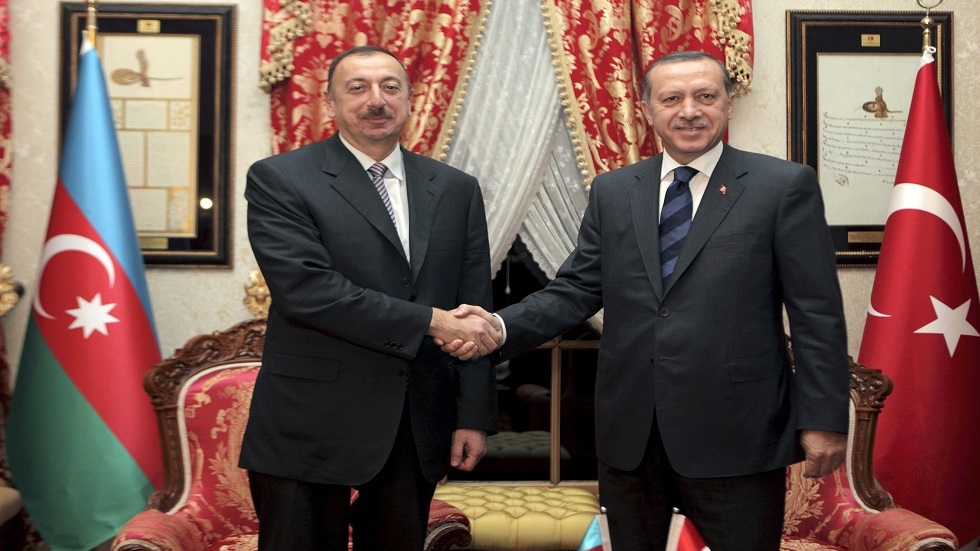 علييف يشكر أردوغان على دعم تركيا لأذربيجان