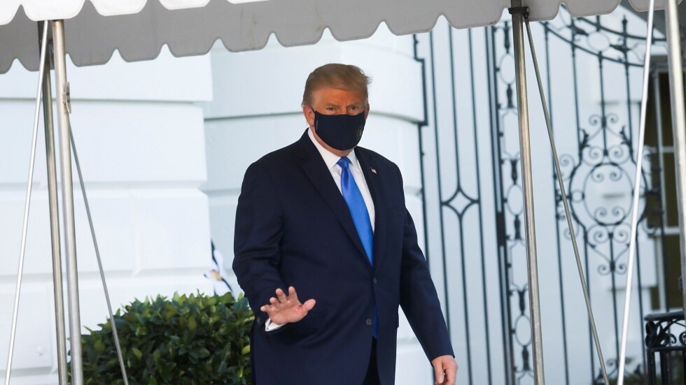 الصور الأولى لترامب بعد إصابته بكورونا