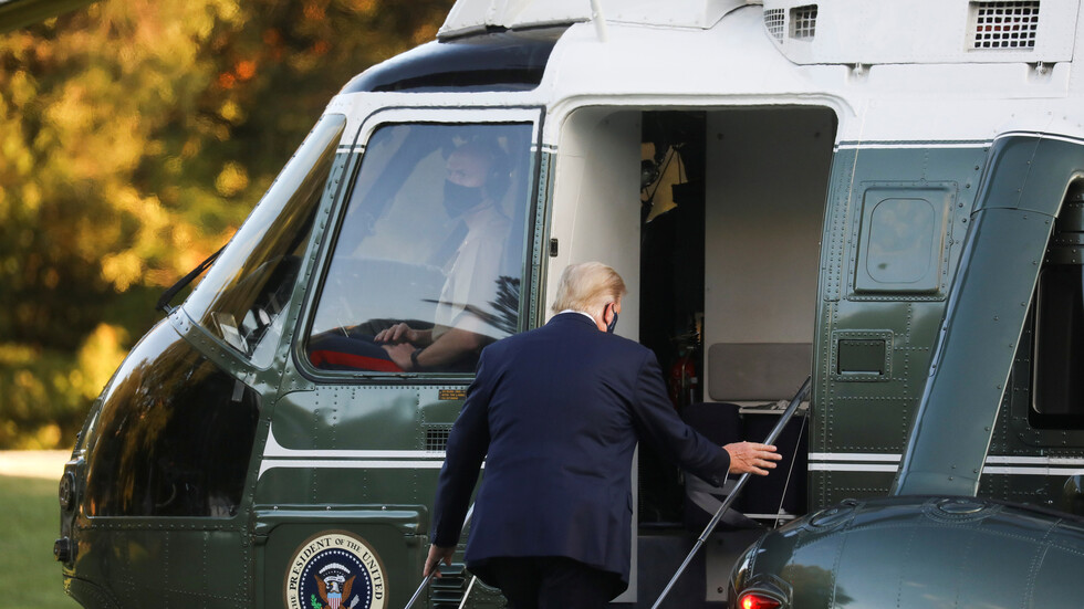 أول تغريدة لترامب بعد دخوله المستشفى