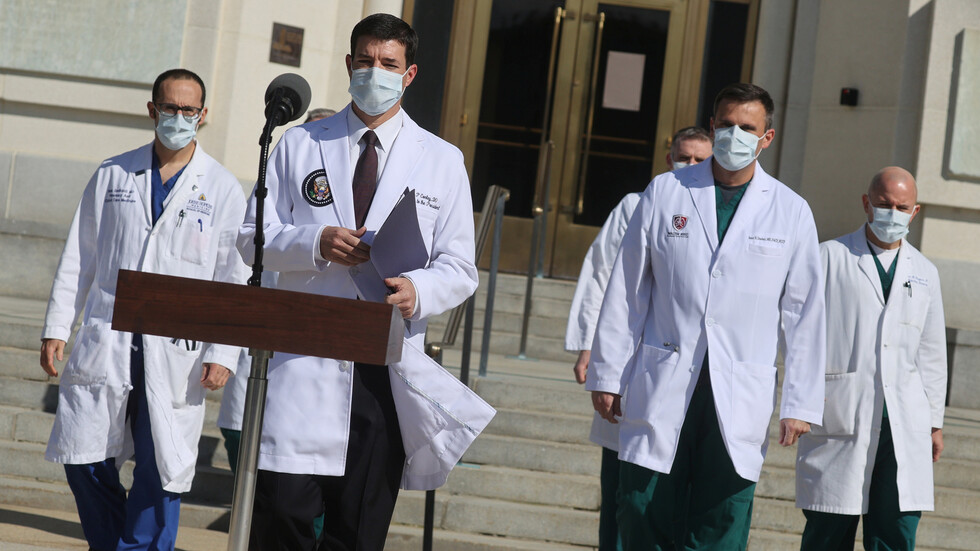 طبيب ترامب: لا أعراض كورونا لدى الرئيس