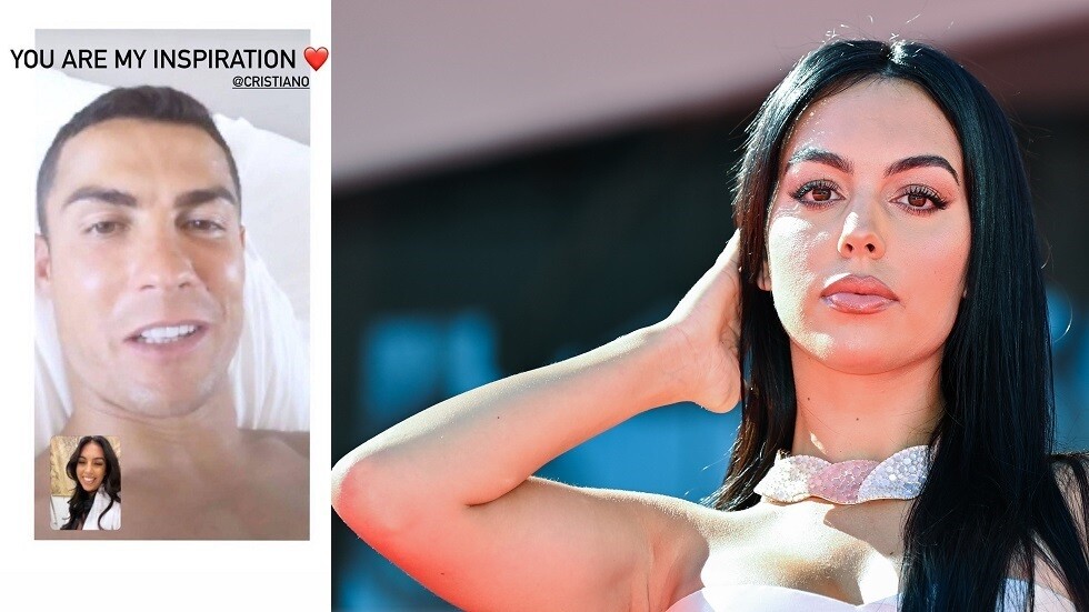 جورجينا تنشر مكالمة فيديو مع رونالدو بعد إصابته بفيروس كورونا