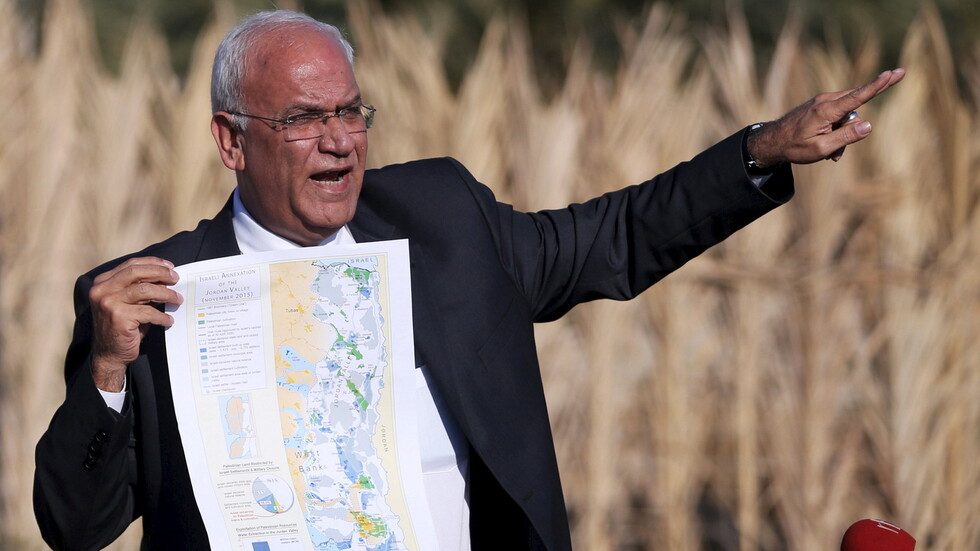 نقل القيادي الفلسطيني صائب عريقات إلى مشفى إسرائيلي بعد تدهور صحته جراء إصابته بكورونا