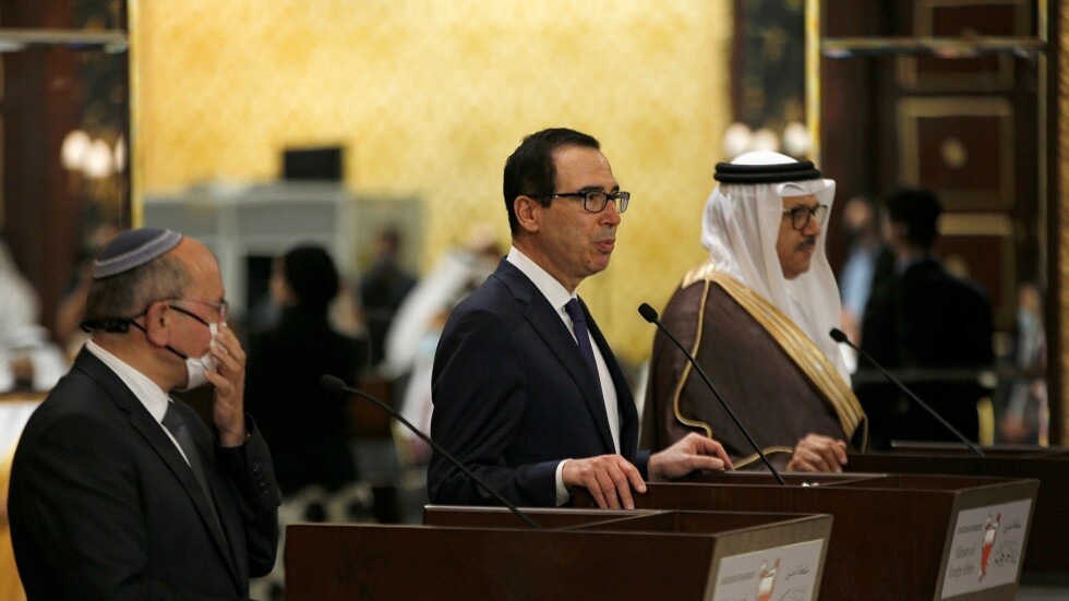 وزير الخزانة الأميركي: اتفاق السلام بين الإمارات وإسرائيل يساعد على مواجهة أنشطة إيران