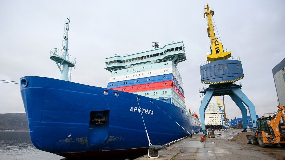 مورمانسك الروسية تدشن أقوى كاسحة جليد نووية في العالم