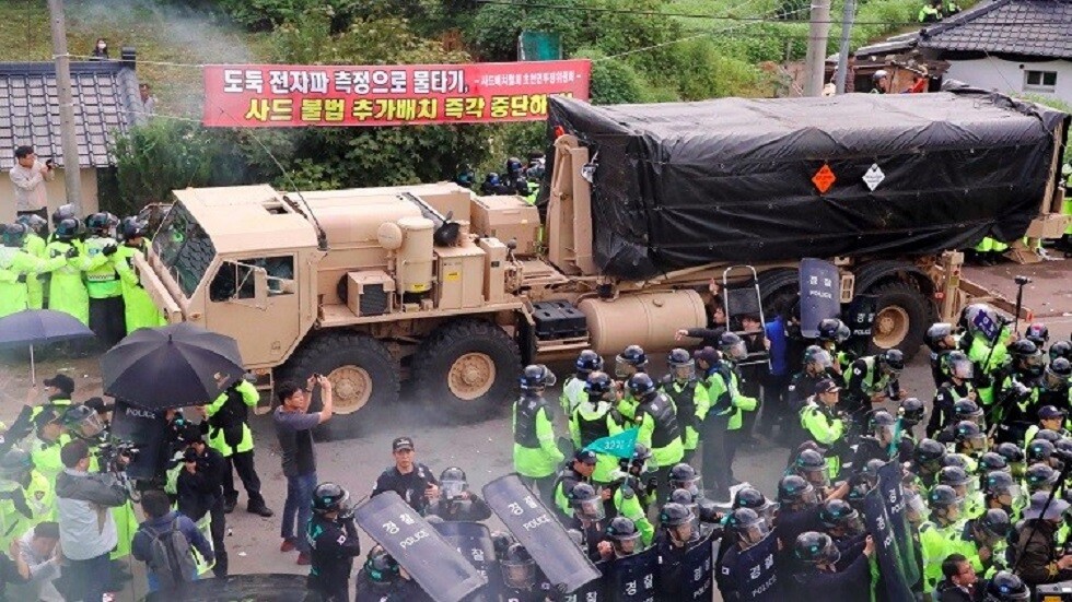 سيئول تنفي نقلها معدات عسكرية لقاعدة "ثاد" المشتركة مع واشنطن