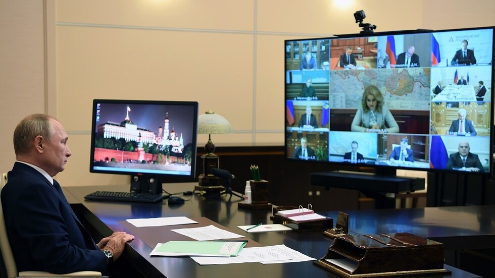 بوتين: لا سبب للحديث عن ثاني موجة تفشي فيروس كورونا في روسيا