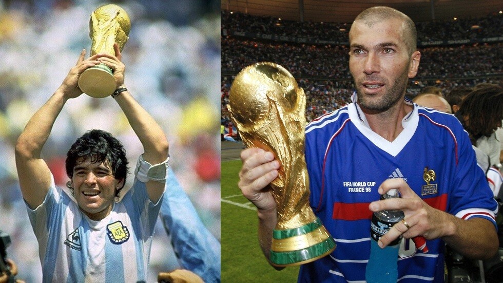 زيدان يوجه رسالة مؤثرة لدييغو مارادونا (فيديو)