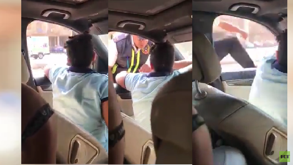 مصر.. فيديو متداول لطفل يقود سيارة ويصدم رجل مرور ثم يفر هاربا