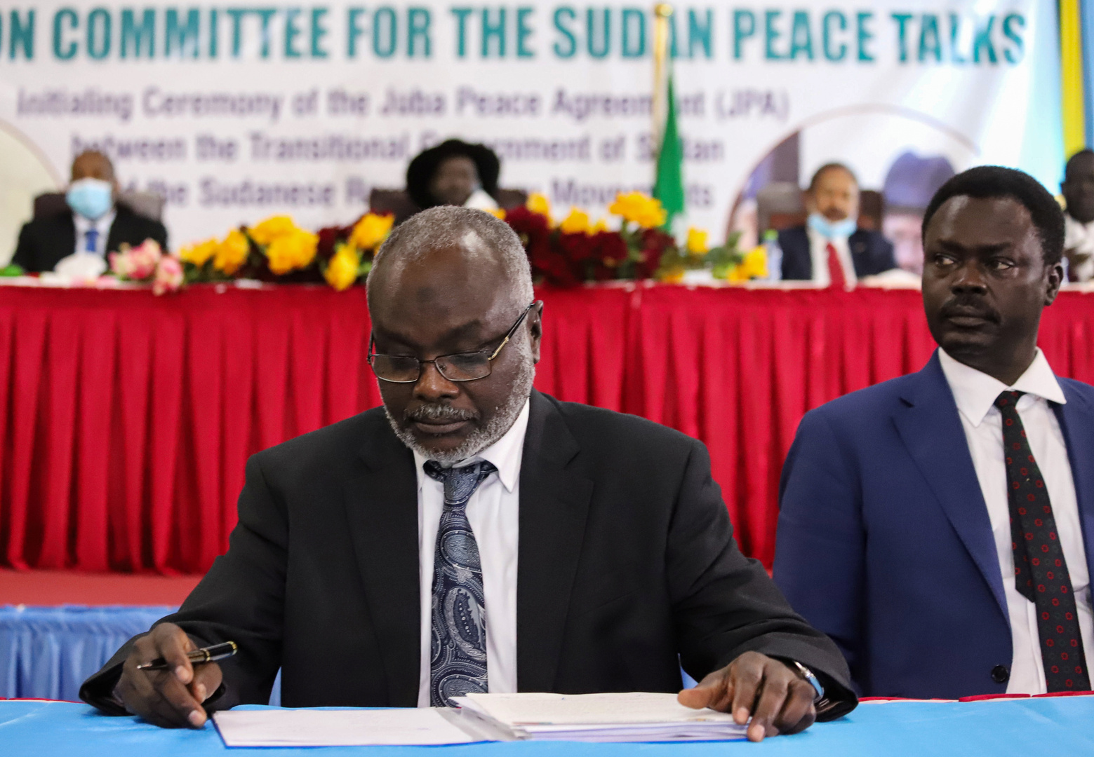الحكومة السودانية توقع في جوبا اتفاق السلام النهائي مع 