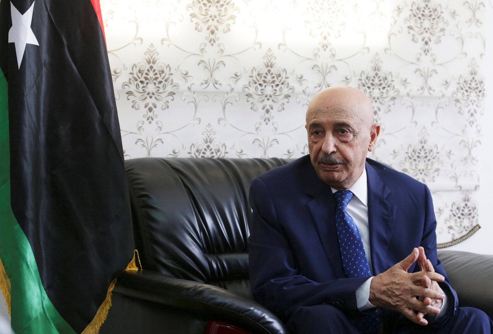 عقيلة صالح في مصر للقاء السفير الأمريكي