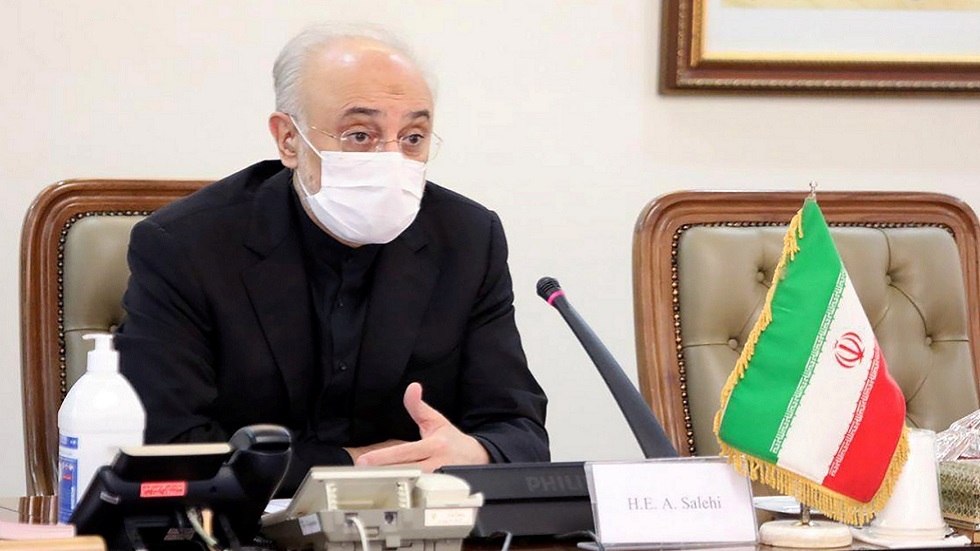 رئيس منظمة الطاقة الذرية الإيرانية مصاب بكورونا