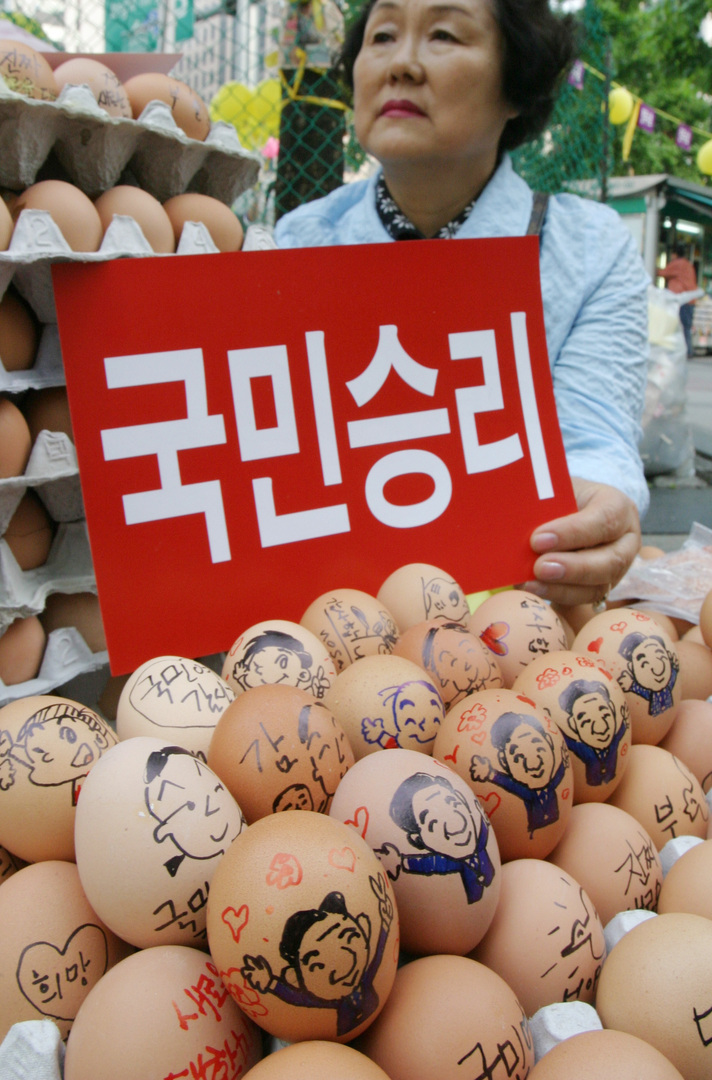 القضاء في كوريا الجنوبية يحكم بسجن سارق بيض فقير لمدة عام