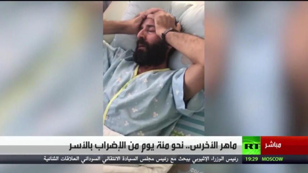 ماهر الأخرس.. نحو مئة يوم من الإضراب بالأسر